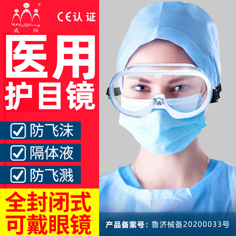醫(yī)用隔離眼罩護(hù)目鏡(圖1)